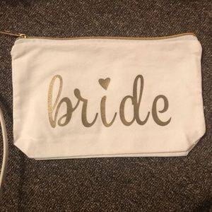 1 Bride and 9 bridesmaids cosmetic case canvas